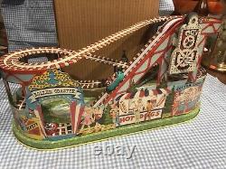 J. Chein & Co. No. 2751 Mechanical Tin Lithographed Windup Roller Coaster in box