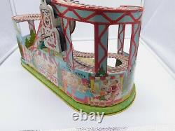 J. Chein Mechanical Tin Lithographed Windup Roller Coaster Vintage Not Working