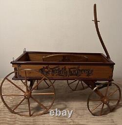 J. P. Bartholomew Co. The Teddy Express Wooden Wagon 997/1000 Made In USA VTG EUC