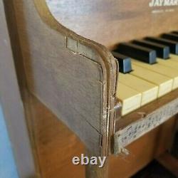 Jaymar Wood Children's Toy Piano 25 Keys 1940's Vintage Working Keys Antique