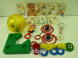 Johnson & Johnson Vintage Lot Of Toys Play & Learning Guides 7 Toys 7 Guides