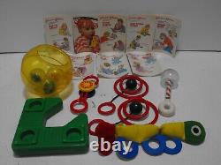 Johnson & Johnson Vintage Lot Of Toys Play & Learning Guides 7 Toys 7 Guides