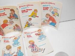 Johnson & Johnson Vintage Lot Of Toys Play & Learning Guides 7 Toys 7 Guides