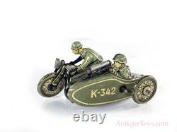 Kellerman German Tin Motorcycle Windup CKO K-342