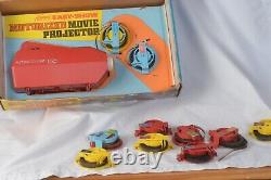 Kenner easy show motorized projector with films & original box as is vintage