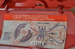 Kenner easy show motorized projector with films & original box as is vintage