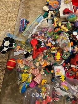 LARGE Vintage Mixed Lot of Fast Food Toys From 1980s-1990s, MEGA LOT! 300+ 25LB