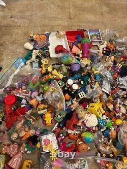 LARGE Vintage Mixed Lot of Fast Food Toys From 1980s-1990s, MEGA LOT! 300+ 25LB