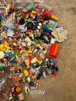 LARGE Vintage Mixed Lot of Fast Food Toys From 1980s-1990s, MEGA LOT! 300+ 25LB