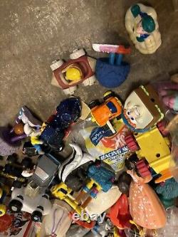 LARGE Vintage Mixed Lot of Fast Food Toys From 1980s-1990s, MEGA LOT! 300+ 25LB