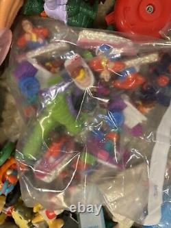 LARGE Vintage Mixed Lot of Fast Food Toys From 1980s-1990s, MEGA LOT! 300+ 25LB