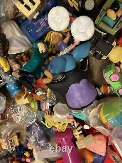 LARGE Vintage Mixed Lot of Fast Food Toys From 1980s-1990s, MEGA LOT! 300+ 25LB