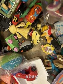 LARGE Vintage Mixed Lot of Fast Food Toys From 1980s-1990s, MEGA LOT! 300+ 25LB
