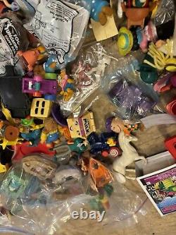 LARGE Vintage Mixed Lot of Fast Food Toys From 1980s-1990s, MEGA LOT! 300+ 25LB