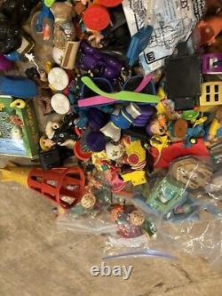 LARGE Vintage Mixed Lot of Fast Food Toys From 1980s-1990s, MEGA LOT! 300+ 25LB