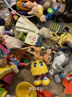LARGE Vintage Mixed Lot of Fast Food Toys From 1980s-1990s, MEGA LOT! 300+ 25LB
