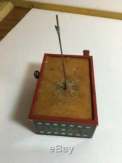 LEHMANN ALABAMA CN JIGGER ANTIQUE BLACK TIN TOY GERMANY TINPLATE wind up