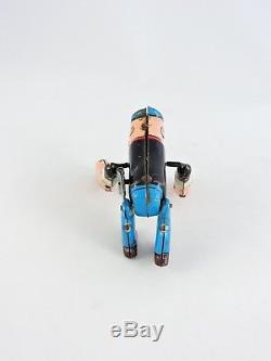 LINEMAR Mechanical Tumbling POPEYE Wind-up tin litho toy Japan Marx vintage rare