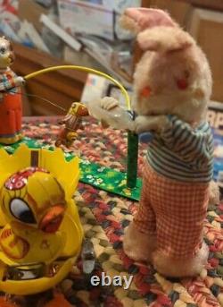 LOT OF 9 Vintage WINDUP TOYS READ Description