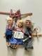 LOT of 3 1950'S HAZELLE'S AIRPLANE CONTROL MARIONETTE PUPPETS & MEXICAN WITCH