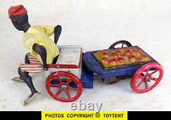 L'Autopatte mechanical fruit vendor Fernand Martin Toys Paris 1910 SEE MOVIE