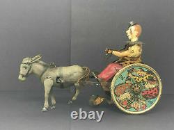 Lehmann Balking Mule Wind-Up Antique Germany