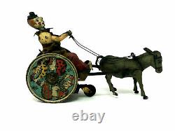 Lehmann Balking Mule Wind-Up Antique Germany