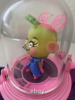Liddle Kiddles KOZMIC KIDDLES GREENIE MEANIE ON SPACE ROCK WITH ANTENNAE 1968