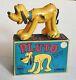 Linemar Marx Disney Pluto Tin Wind Up Toy Near Mint In the Box 1950s Very RARE