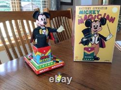 Linemar Mickey the Magician/Battery Operated/Working