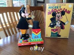 Linemar Mickey the Magician/Battery Operated/Working