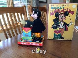 Linemar Mickey the Magician/Battery Operated/Working