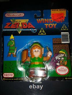 Link Legend Of Zelda Nintendo NES 1989 Wind-up Vintage Toy Rare Brand New