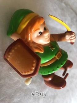 Link from Legend Of Zelda Nintendo NES 1989 Wind-up Vintage Toy Figure Rare