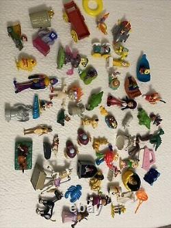 Lot 2 Various Mixed Toys-lot of Vintage 80's 90's Over 50 Pieces Vintage Toys