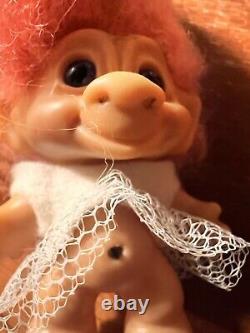 Lot Of 10 Vintage Troll Dolls 7 Are 60's-70's-80's Dam/Horseshoe See Pictures