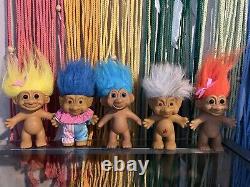 Lot Of 40 Vintage Troll Dolls