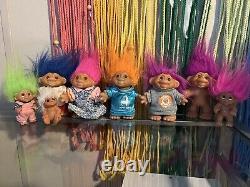 Lot Of 40 Vintage Troll Dolls
