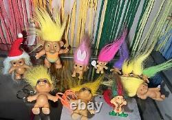 Lot Of 40 Vintage Troll Dolls