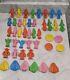 Lot Of 44 1980s Diener SPACE RAIDERS Rubber Erasers 4 Complete Sets Robo Alian