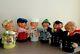 Lot of 6 pcs of Vintage Circa 1960s Drinking Man Squeaker Toys. Rare