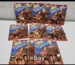Lot of 8 Prancing Prony Windup Toys 1983 Tomy VTG Toy Original Packaging