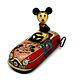 Louis Marx Mickey Mouse Tin Wind-up-Car, Vintage