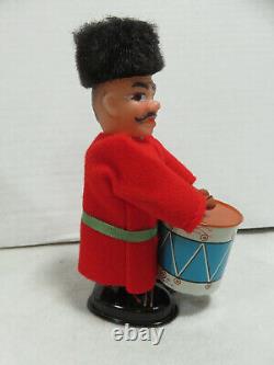 MAD RUSSIAN DRUMMER Marx Tin Wind-Up Toy Vintage 1960s with Original Box WORKS