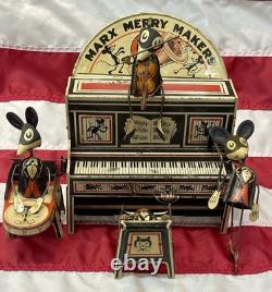 MARX MERRY MAKERS BAND 1920's Hard To Find. L@@k Rare Read Description