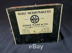 MARX MERRY MAKERS TIN LITHO WIND UP working condition