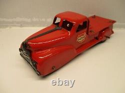 MARX TIN LITHO PRESSED STEEL WINDUP UNITED VAN LINE MOVING TRUCK 1940s TOY WORKS