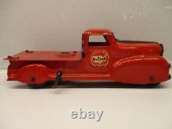 MARX TIN LITHO PRESSED STEEL WINDUP UNITED VAN LINE MOVING TRUCK 1940s TOY WORKS