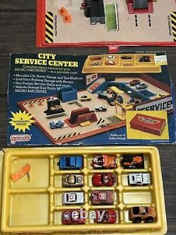 MICRO MACHINES SERVICE CENTER MARINA SUPER VAN CITY VINTAGE TOYS LOT BUNDLE 90s