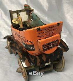 Marx 1930s Amos & Andy Tin Windup Fresh Air Taxi With Box